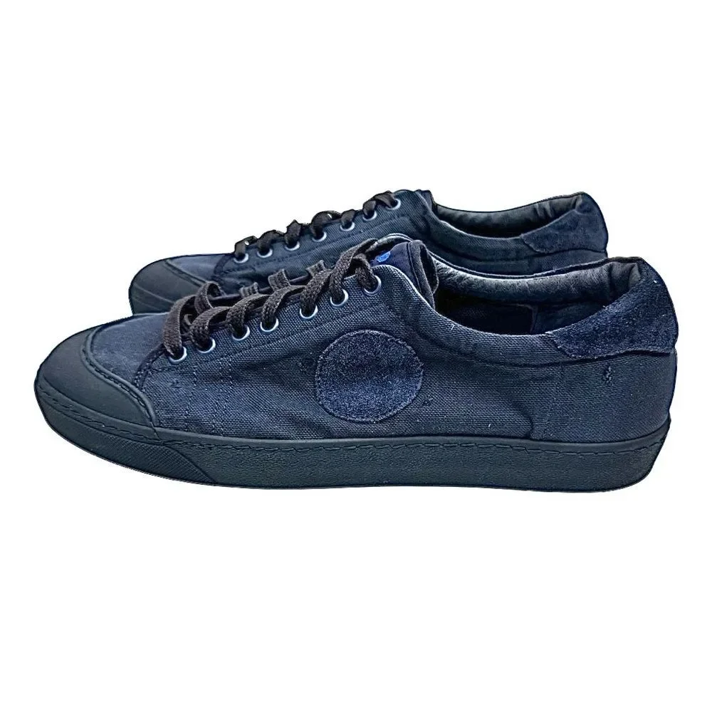 Scarpa Italy Men’s Sneakers Size 11 Navy Blue Leather Casual Shoes EU 44 EUC